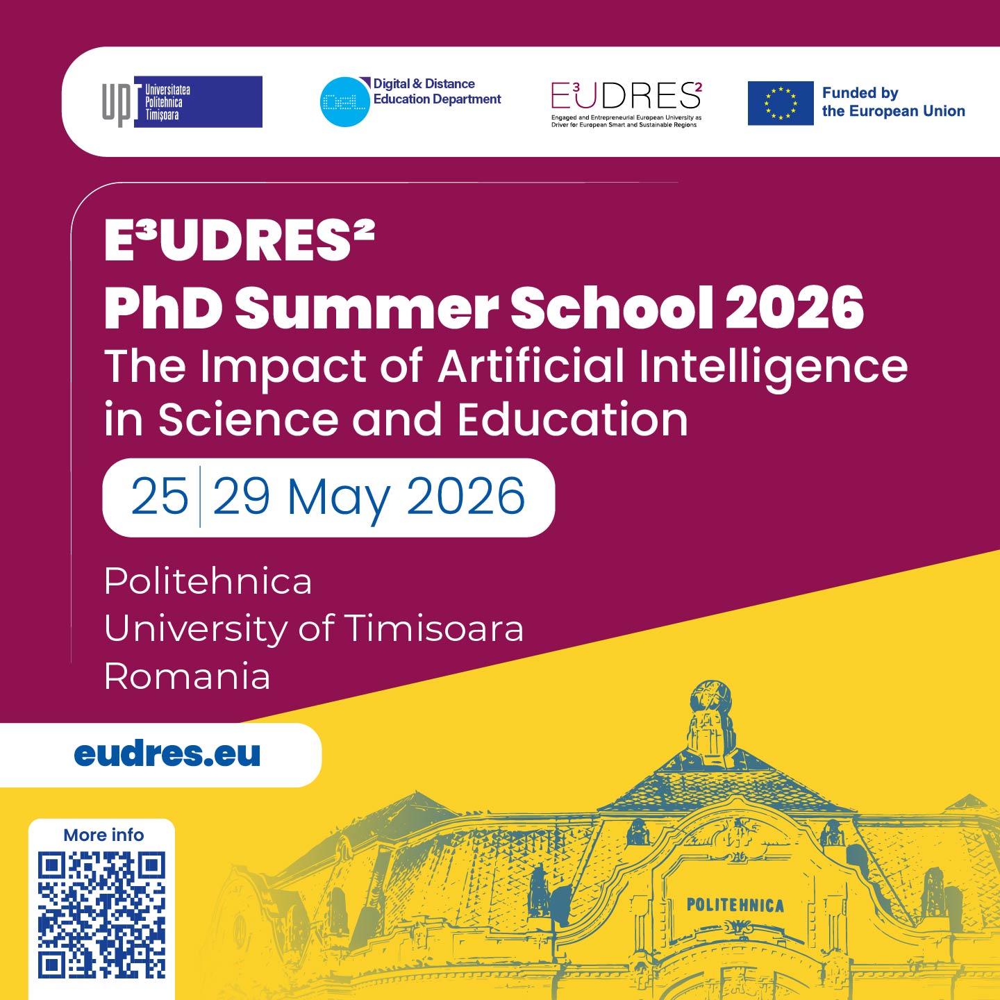 E³UDRES² PhD Summer School 2026